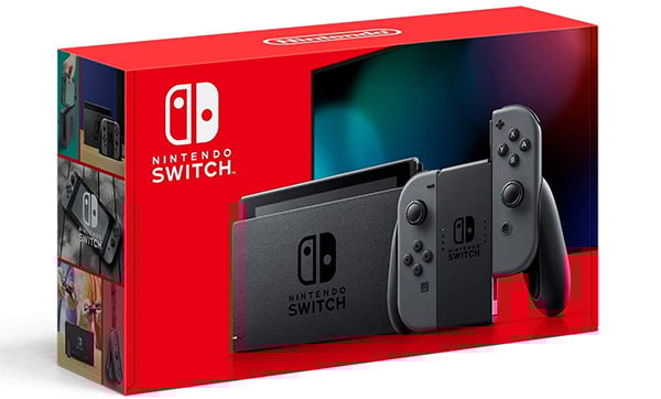 Nintendo Switch with Gray Joy Con Nintendo Switch with Gray Joy Con